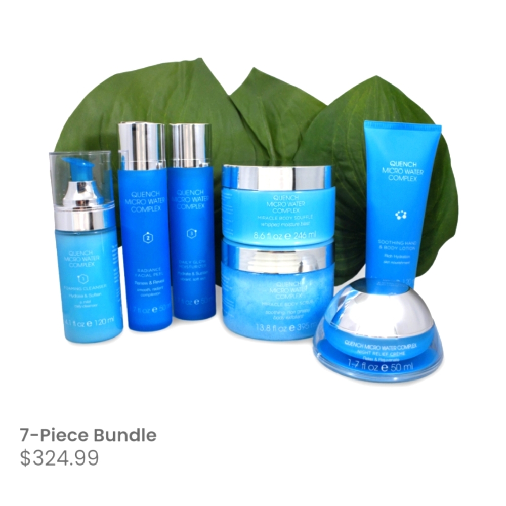 Quench 7-Peice skincare set NEW IN BOX